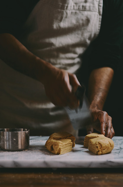 mini samosa pot pies with tricolored marble potatoes and peas | A Brown Table