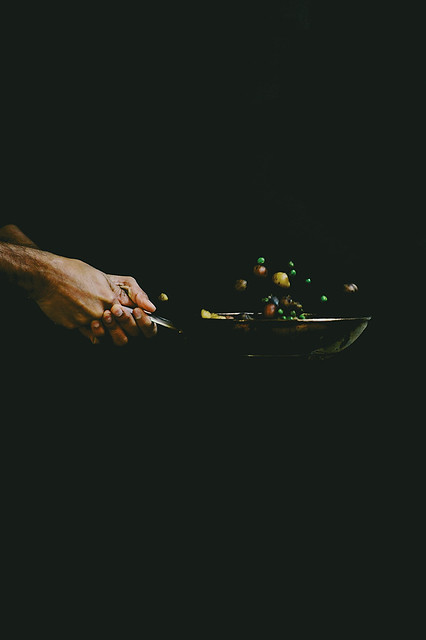 mini samosa pot pies with tricolored marble potatoes and peas | A Brown Table