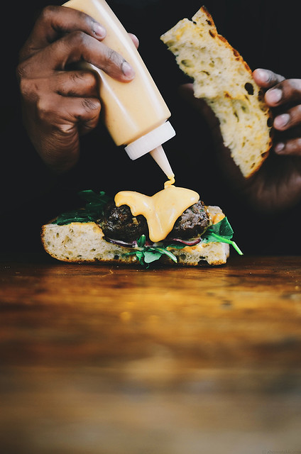 goan style meatball subs with blood orange aioli| A Brown Table