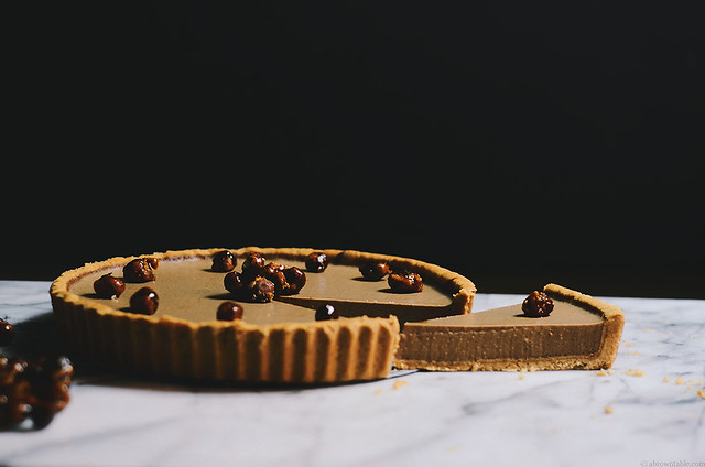 Coffee Hazelnut Tart | A Brown Table