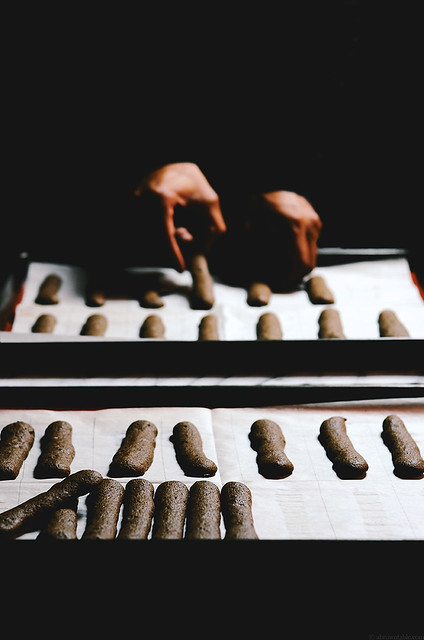 Chocolate Lady Fingers | A Brown Table