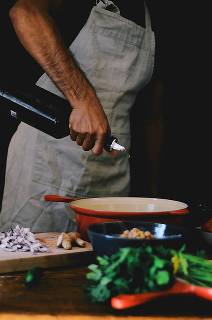 herbed lime chickpea vol au vent | A Brown Table