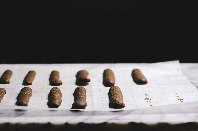 Chocolate Lady Fingers | A Brown Table