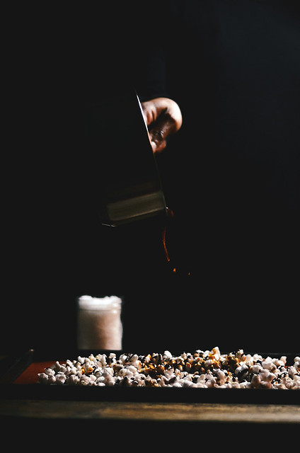 Popcorn Ice Cream with Salted Caramel PopCorn |  A Brown Table