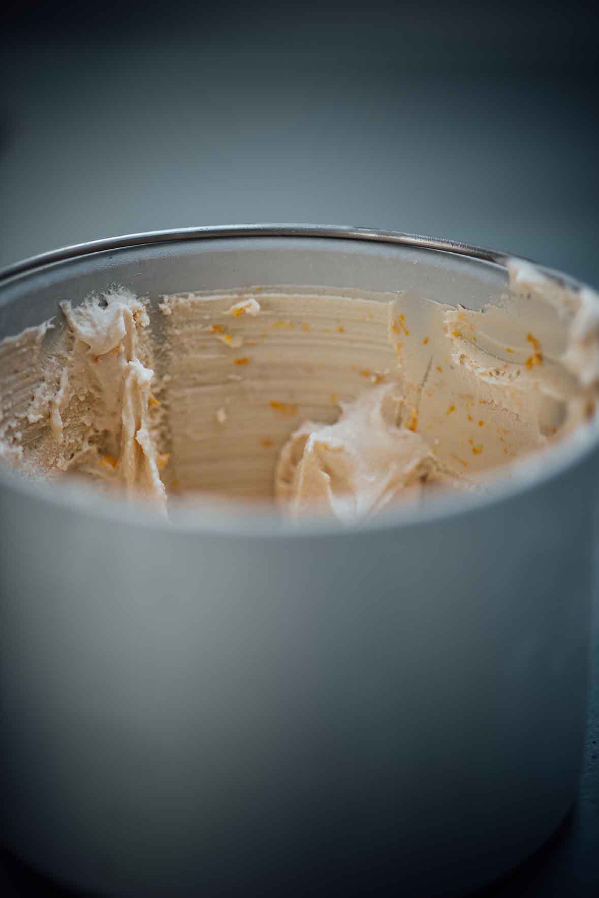 rosemary and star anise infused blood orange ice cream |A Brown Table