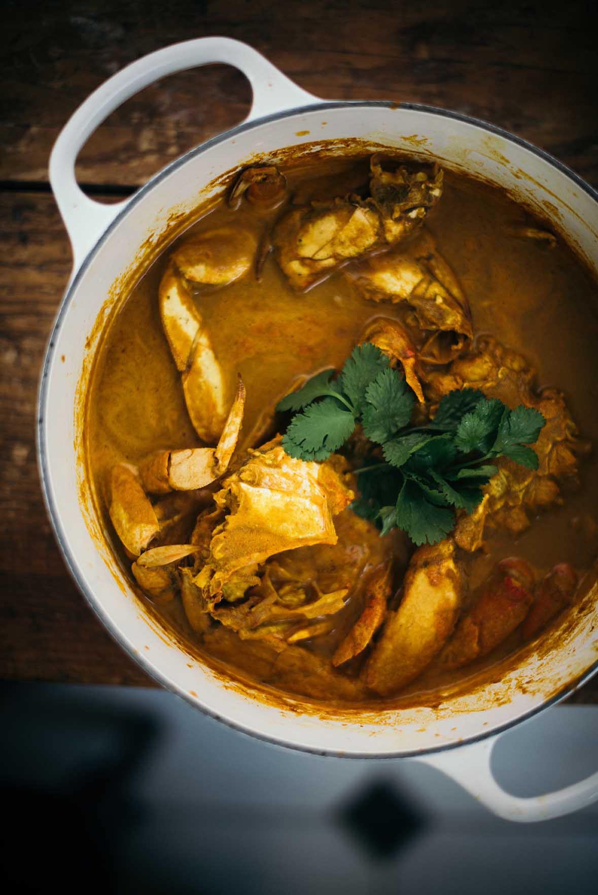 goan crab curry |A Brown Table