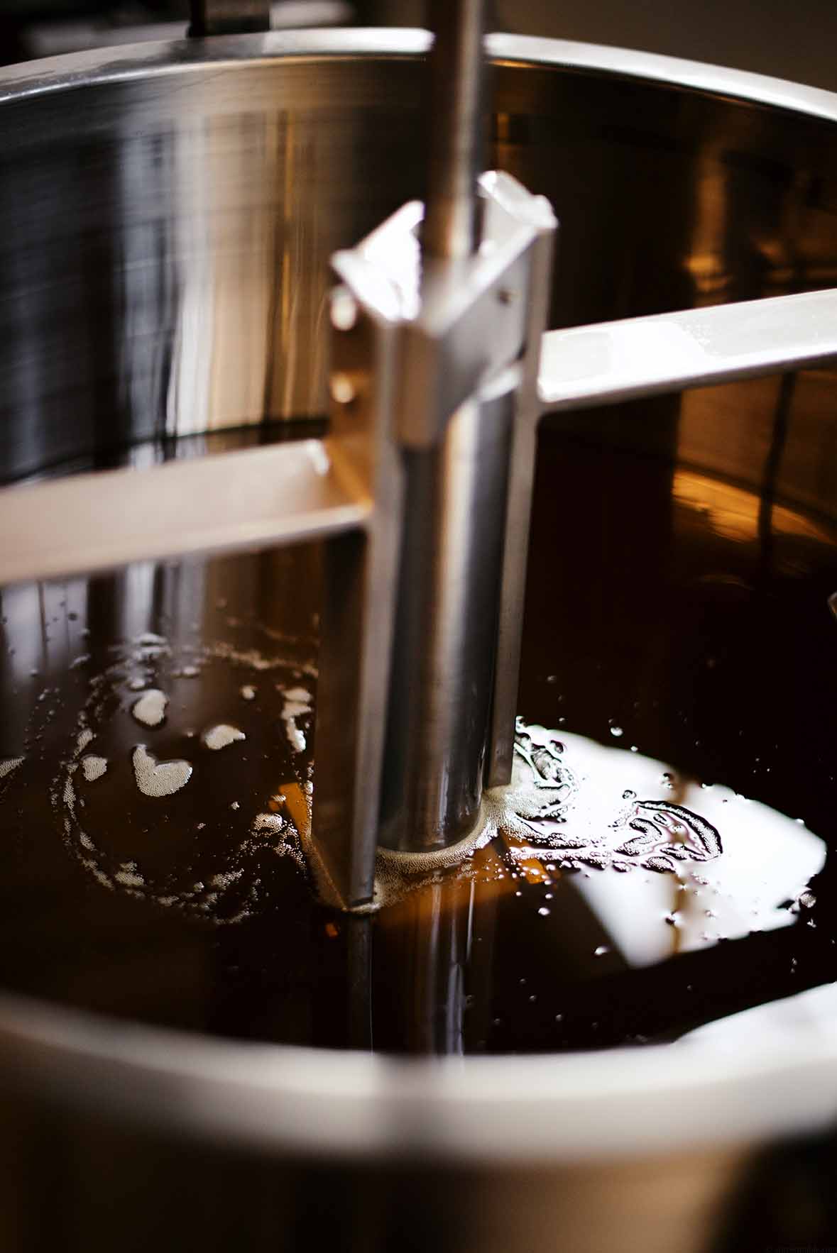 cocoa butter at TCHO factory |A Brown Table