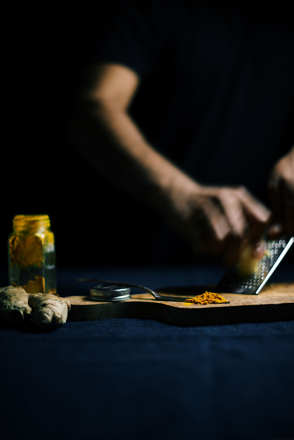 turmeric and ginger honeycomb ice cream| A Brown Table
