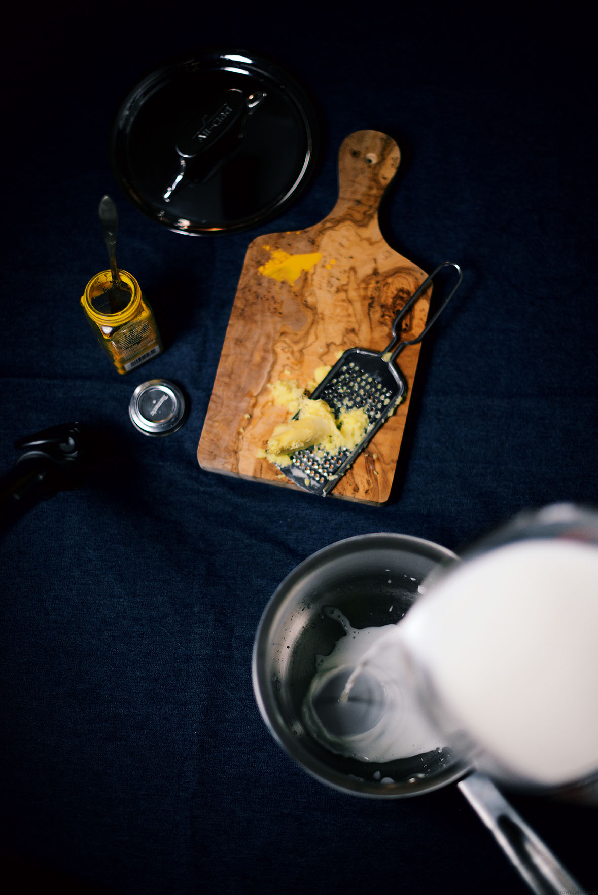 turmeric and ginger honeycomb ice cream| A Brown Table