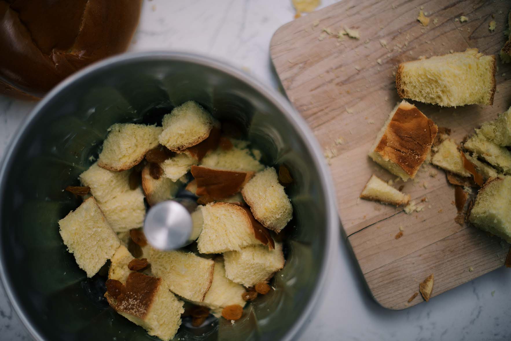 chamomile and long black pepper steamed bread pudding | A Brown Table