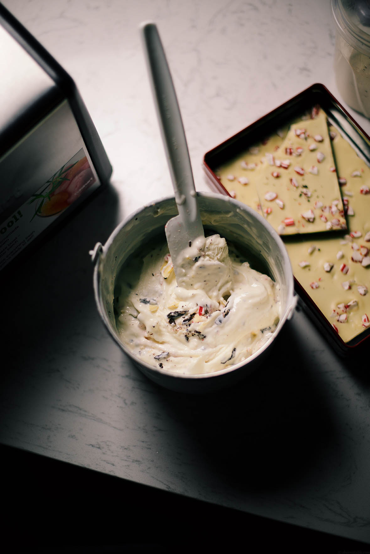 peppermint white chocolate ice cream and gingersnap crust pie | A Brown Table