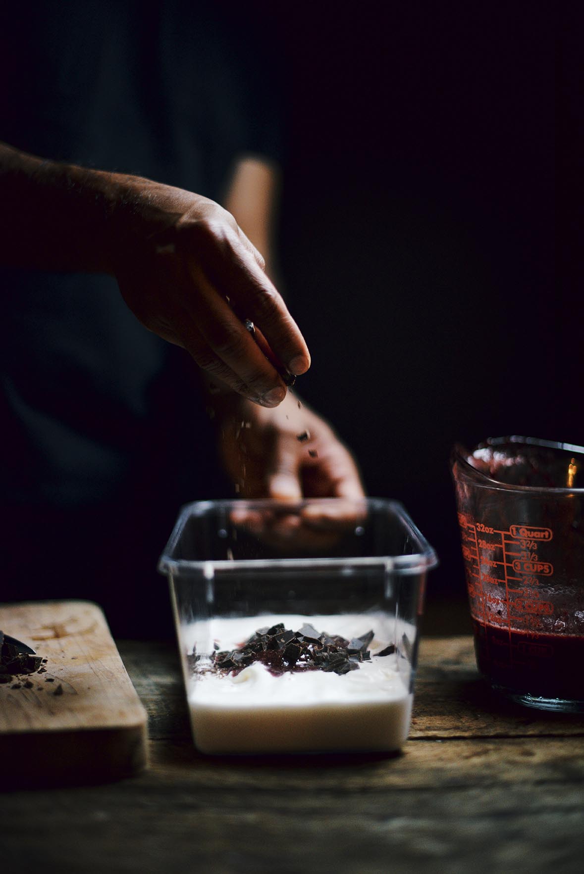 cherry labneh kefir ice cream | A Brown Table