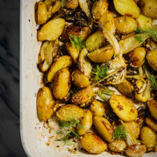 Roast Parmesan Fennel and Potatoes -image